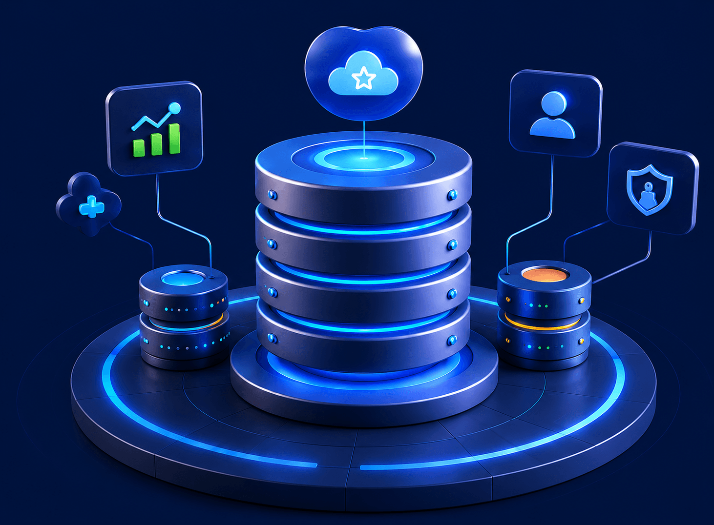 Database platform illustration